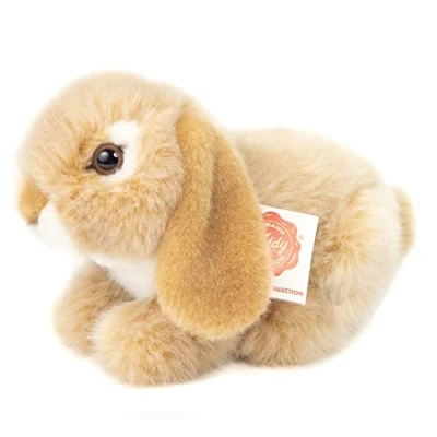 Abbildung von Teddy Hermann® Kuscheltier Widderkaninchen 18 cm, beige, zum Teil aus recyceltem Material