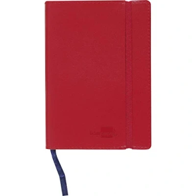 Abbildung von Liderpapel LG09 Notizbuch aus Kunstleder, A7, 120 Blatt, 70 g/m², roter Index
