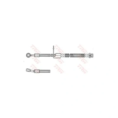 Abbildung von TRW PHD958 Bremsschläuche 520 M10x1