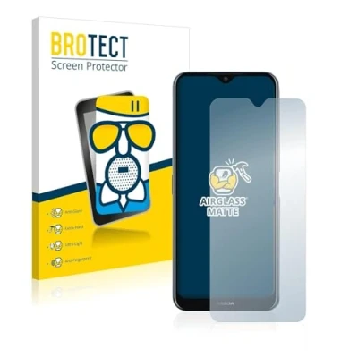 Abbildung von BROTECT Entspiegelungs Schutzglas für Nokia G50 Schutz Folie Panzerfolie Glas Matt [Extrem Kratzfest 9H, Anti Reflex, Fingerprint]
