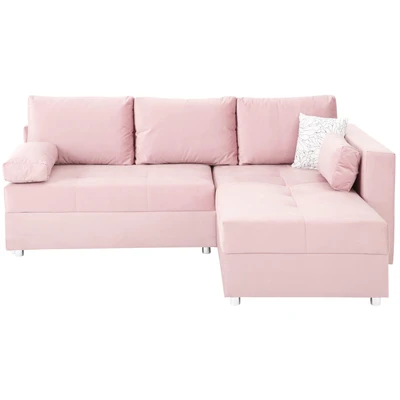 Abbildung von Home affaire Ecksofa &quot;Italia L Form&quot;, mit Bettfunktion und Bettkasten, Federkern Polsterung