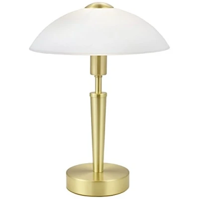 Abbildung von Eglo 87254 Tischleuchte SOLO 1 messing matt, E14 max. 1X40W H:35cm Ø26cm