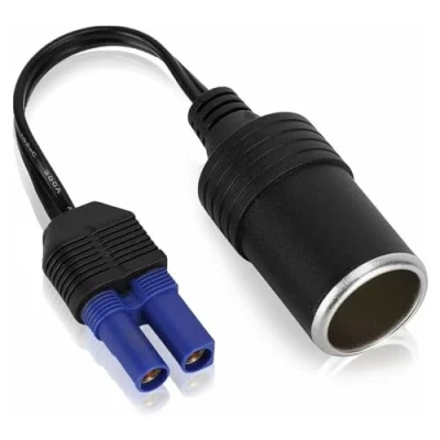 Abbildung von G48CS EC5 Zigarettenanzünder Adapter für 12V Auto Notfall Starthilfe Stecker auf Anschluss, Notstart Batteriekabel