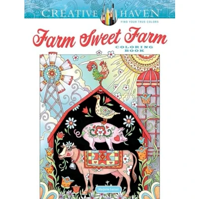 Abbildung von Creative Haven Farm Sweet Coloring Book (Creative Books)