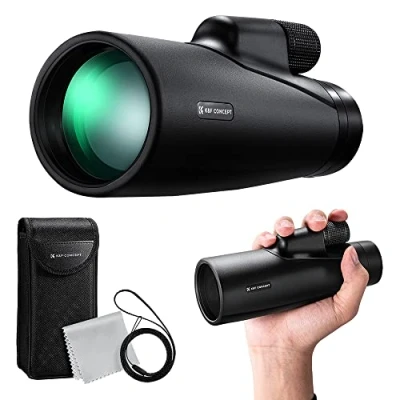 Abbildung von K&amp;F Concept 12 * 50 Monokular Teleskop HD Handy Fernrohr，BAK4 Prisma für Vogelbeobachtung Jagd Wandern Sternenbeobachtung und Sportveranstaltungen