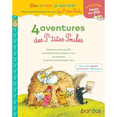 Abbildung von Cocorico Je sais lire ! Mes premières lectures avec les P&#039;tites Poules Niveau 2 2023: Carmen entre au CP ; Le fantôme de la basse cour nouveau secret