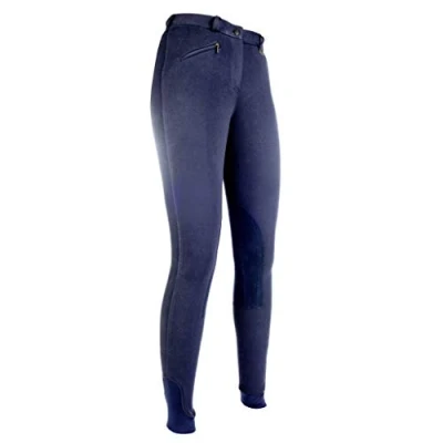 Abbildung von HKM Reithose Penny Easy Kniebesatz Dunkelblau 128