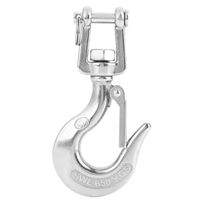 Abbildung von Sicherheits Haken 304 Edelstahl Schwenker anhebender Stahlaugen mit Verschluss Rigging Zusatz 650kg / 1000kg(650kg)