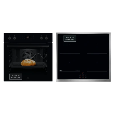Abbildung von AEG Elektro Herd Set &quot;OO70HSPID&quot;, Serie 7000, OE7P621AK, Pyrolyse Selbstreinigung, Hob2Hood