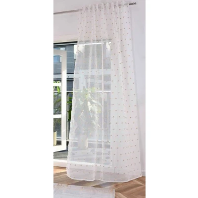 Abbildung von Gardine, Gardinenbox, Multifunktionsband (1 St), transparent, Polyester, Pompon »VALENCIA« Multiband Scherli 2023460