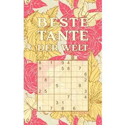 Abbildung von BESTE Tante DER WELT Sudoku: Tolles Rätselbuch zum Verschenken an die liebste 184 knifflige Rätsel Kleines Geschenk für Familie Geschenkidee zu Weihnachten, Muttertag, Geburtstag