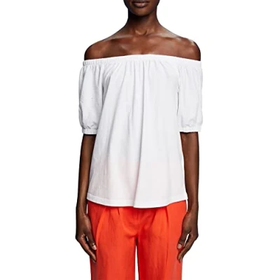 Abbildung von edc by Esprit Bluse, Damen, Größe: Small, White