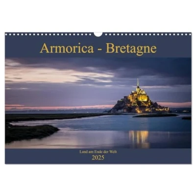 Abbildung von Armorica Bretagne, Land am Ende der Welt (Wandkalender 2025 DIN A3 quer), CALVENDO Monatskalender