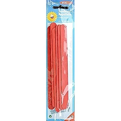 Abbildung von Wundmed Sandblatt Nagelfeile 17,8 cm, Set, 5 tlg., Nagelfeile, Nagelpflege Maniküre Pediküre Fußpflege Fingerpflege