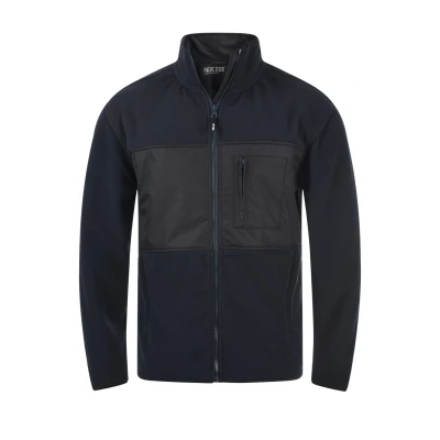 Abbildung von Indicode Jeans Idbirch Fleecejacke, Herren, Größe: Medium, Navy