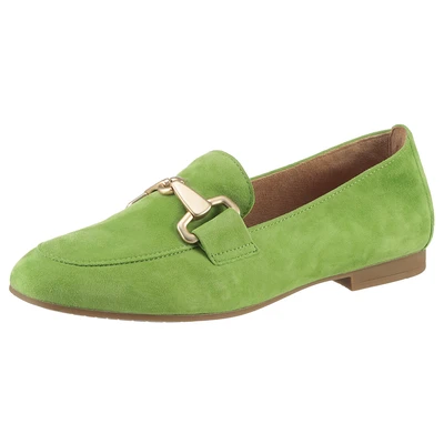 Abbildung von Gabor Slipper, Damen, Größe: 36, Grün Veloursleder