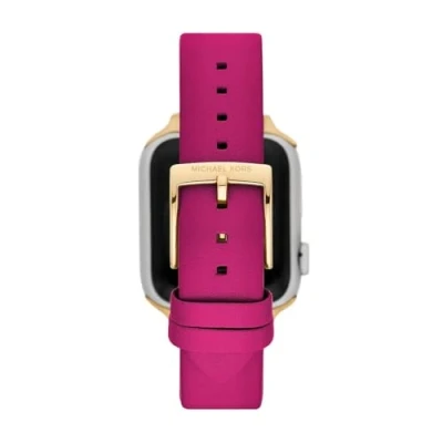 Abbildung von Michael Kors Strap Unisex Uhren Zubehör, Größe: One Size, Deep fuschia