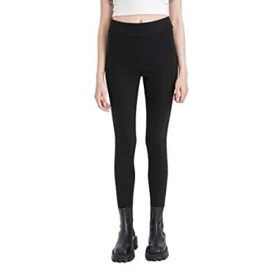 Abbildung von DeFacto Damen V4228az Leggings, Schwarz, L EU