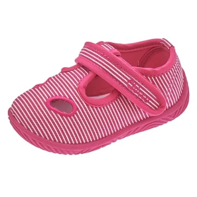 Abbildung von Chicco, Hausschuhe für Kinder, Kinderschuhe den Kindergarten und, mit Praktischem Klettverschluss, Italienisches Design, Rosa 2, 24 EU