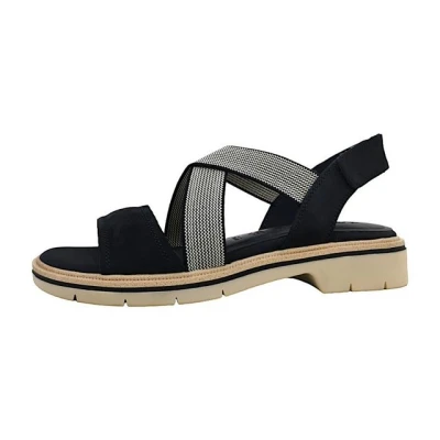 Abbildung von Tamaris Riemensandalette, Damen, Größe: 40, Navy Schuhe