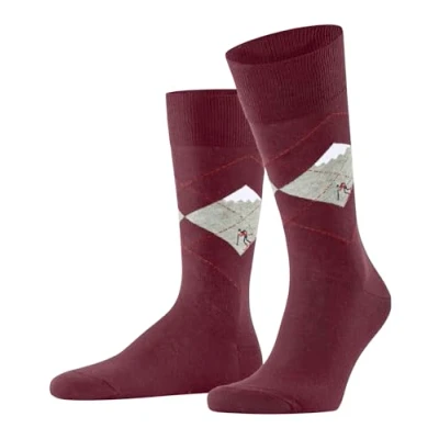 Abbildung von Burlington Wonderland Socken wine, Herren, Größe: 40 46, Wine