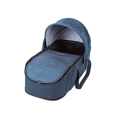 Abbildung von Maxi Cosi Laika Babywanne, sehr leichter (nur 1,5 kg) und gepolsterter Soft Kinderwagenaufsatz, passend für den Kinderwagen Laika, Baby Tragetasche nutzbar ab der Geburt, Nomad Blue