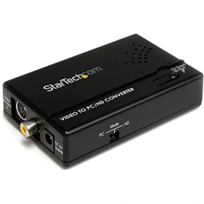 Abbildung von StarTech.com Composite und S Video auf VGA Konverter mit Scaler zu RCA (YPbPr) Adapter 1600x1200