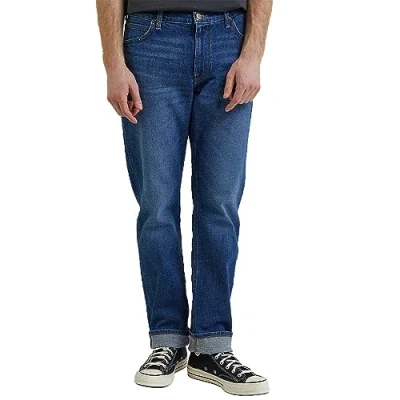 Abbildung von Lee WEST Jeans Relaxed Fit, Herren, Größe: 38x32, Dark blue denim