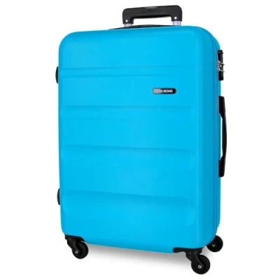Abbildung von Roll Road Flex Mittlerer Koffer Blau 46x65x23 cms Hartschalen ABS Kombinationsschloss 56L 3,1Kgs 4 Räder