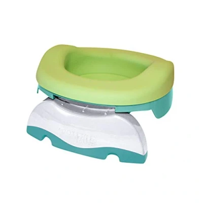 Abbildung von Multifunktionales Topf: Reise Topf, Toilettensitzverkleinerer, Haus Topf dank flexibler Nachfüllpackung und 10 Einweg Nachfüllpackungen (hellgrün). Potette Plus