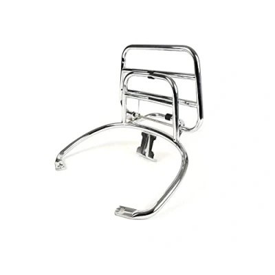 Abbildung von MOTONOSTRA Gepäckträger Chrom klappbar hinten kompatibel für Vespa GT, GTL, GTV, GTS Super, GT60, 125, 200, 250, 300