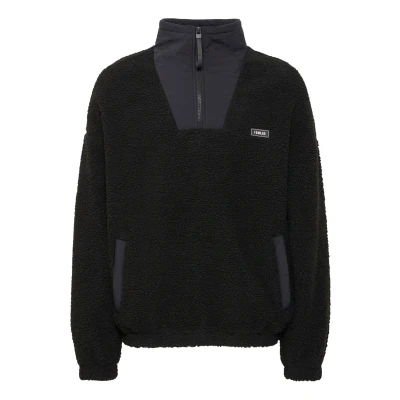 Abbildung von Solid Markmann Fleecepullover, Herren, Größe: Large, True black