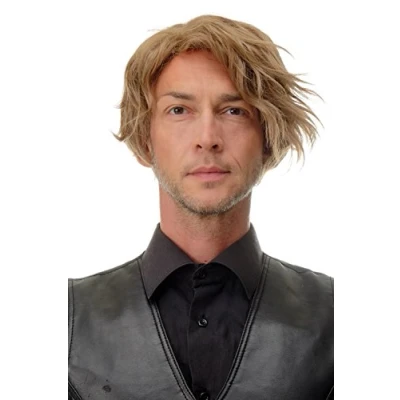 Abbildung von WIG ME UP 1264 15 Perücke Damen und Herren kurz wild &amp; sexy gescheitelt blond dunkelblond