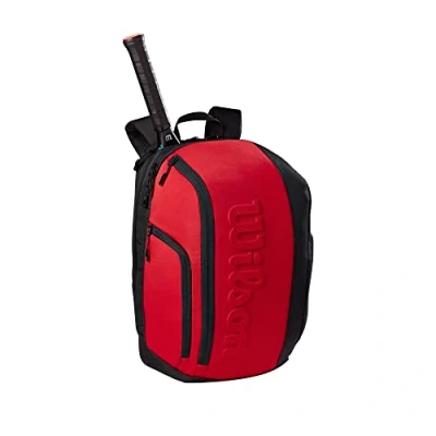 Abbildung von Wilson Super Tour Backpack Clash V2.0 Schläger, Erwachsene, Unisex, Schwarz/Rot, Einheitsgröße