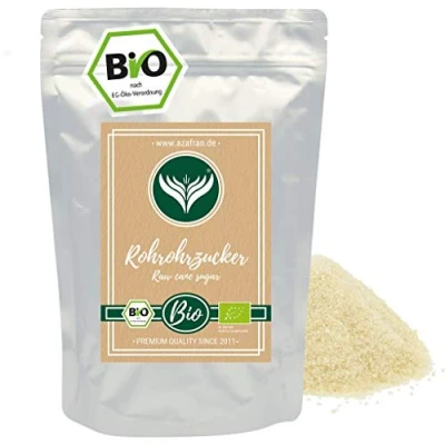 Abbildung von Azafran BIO Rohrohrzucker zartgold gemahlen 1kg
