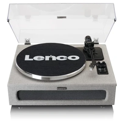 Abbildung von Lenco LS 440 Plattenspieler (Riemenantrieb, Bluetooth, mit 4 eingebauten Lautsprechern)