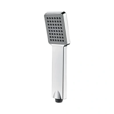 Abbildung von Ibergrif Duschkopf Wassersparend mit Brausekopf Dusche Handbrause &amp; Duschbrause für Haushalt/Reise, Einfachmontage Leicht zu Reinigenr (Chrom, Eckig, 1/2 Zoll Universal), M20202