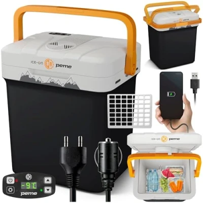 Abbildung von Elektrische Kühlbox Peme Ice on 23L Tragbare Auto und Camping 12/230v