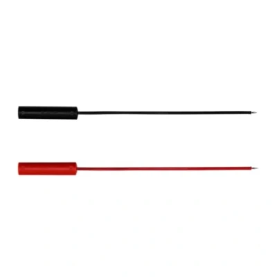 Abbildung von BERNSTEIN Prüfspitze Klinge 1 Mm Paar Rot, Schwarz Anschluss für 4mm Buchse Messkategorie CAT I Bemessungsspannung 30 V/AC und 60 V/DC Bis auf die Spitze vollständig isoliert