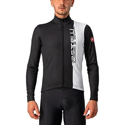 Abbildung von CASTELLI 4521515 085 TRAGUARDO Jersey FZ Sweatshirt Men&#039;s Hellschwarz/weiß XS