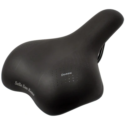 Abbildung von Fahrradsattel Selle San Remo Donau Für City /Trekkingfahrräder Schwarz (Werkstattverpackung)