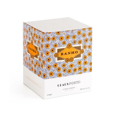 Abbildung von Claus Porto Kerze Banho Citron Verbena Candle Duftkerze, Größe: 270 g, Transparent