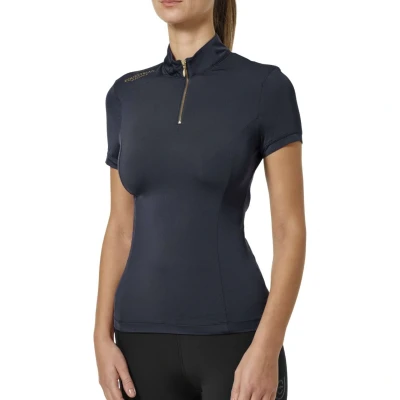 Abbildung von Equestrian Stockholm Midnight Blue UV Protection Top Short Sleeve