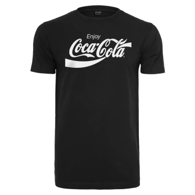 Abbildung von Merchcode COCA COLA LOGO Tshirt print, Herren, Größe: Small, Black