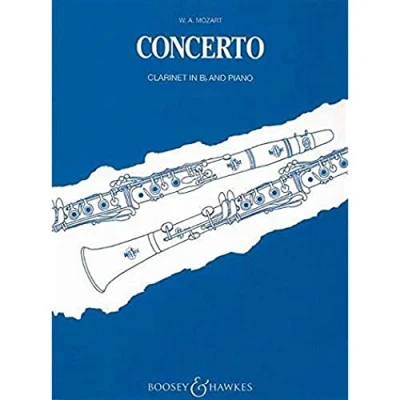 Abbildung von Klarinettenkonzert A Dur: KV 622. Klarinette in B und Orchester. Klavierauszug mit Solostimme.