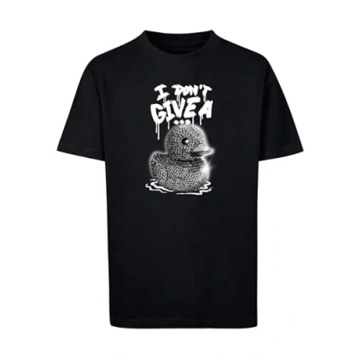 Abbildung von Mister Tee I DON T GIVE A Tshirt print für Kinder, Größe: 134/140, Black