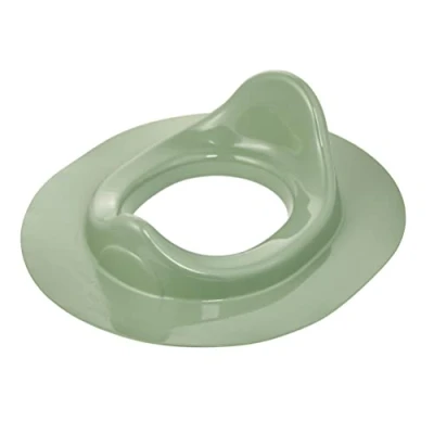 Abbildung von Rotho Babydesign Bella Bambina WC Sitz Grüner für Kinder aus Material Praktischer Toilettenaufsatz einfaches und sicheres Toilettentraining