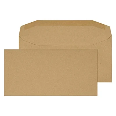 Abbildung von Blake Purely Everyday 13780 Kuvertierhüllen Briefumschläge Naßklebung Manila DL 110 x 220 mm 80g/m² 1000 Stück