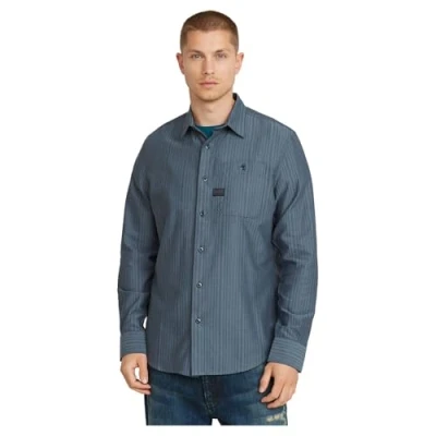 Abbildung von G STAR Bristum Hemd, Herren, Größe: Large, Avio gradient stripe