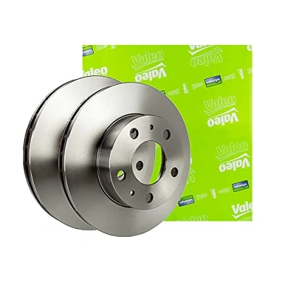 Abbildung von VALEO Bremsscheibe MERCEDES BENZ: Vito Bus, V Klasse, Kastenwagen Vorderachse 276mm 22mm 5 loch Belüftet 186551 6384210112,A6384210112
